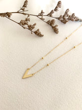 Load image into Gallery viewer, Initial Necklace on Beaded Satellite Chain / Bridesmaid Necklace Gift / Jewelry Gifts for her Initial Necklace on a Beaded Satellite Chain - Available in Gold filled(GF) or Sterling Silver(SS) - Disc measures 7mm - Can be personalized with up to 1 character
